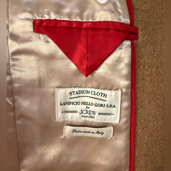 J.CREW *NWT* Nello Gori Toscana coat in Italian stadium-cloth wool blend - Picture 6 of 8